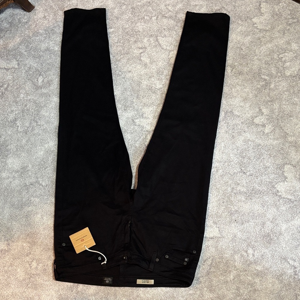 AG Women's Black Stilt Jeans size 32 New with tags never worn. Dark black